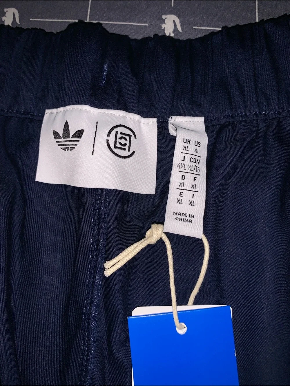 Adidas X CLOT By Edison Chen Shorts Cotton Navy JN7721 Size: XLarge